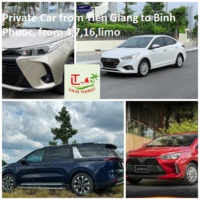 Private Car From Tien Giang To Binh Phuoc, From 4,7,16,limo