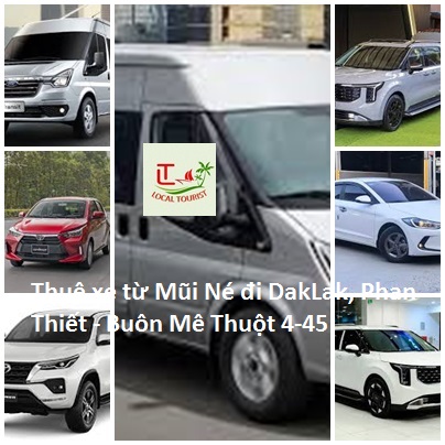 Thuê xe từ Mũi Né đi DakLak, Phan Thiết - Buôn Mê Thuột 4-45 Thuê xe từ Mũi Né đi DakLak