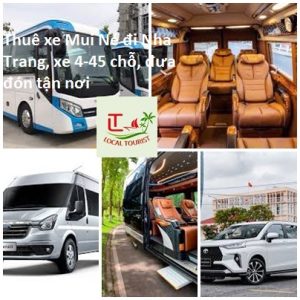 Thuê xe Mũi Né đi Nha Trang, xe 4-45 chỗ, Localtouristmuine ryre4