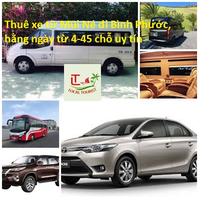 Thuê xe từ Mũi Né đi Bình Phước, hằng ngày từ 4-45 chỗ uy tín Thuê xe từ Mũi Né đi Bình Phước