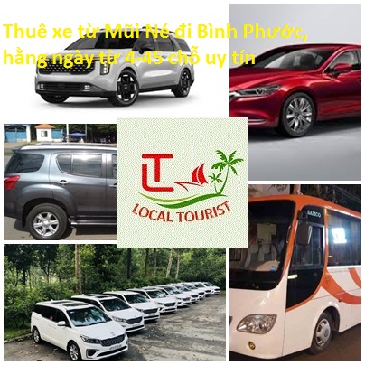 Thuê xe từ Mũi Né đi Bình Phước, hằng ngày từ 4-45 chỗ uy tín Thuê xe từ Mũi Né đi Bình Phước