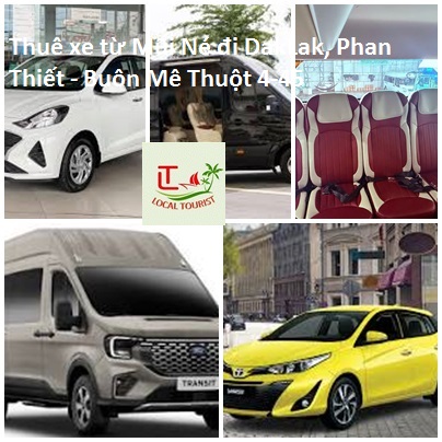 Thuê xe từ Mũi Né đi DakLak, Phan Thiết - Buôn Mê Thuột 4-45 Thuê xe từ Mũi Né đi DakLak