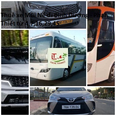Thuê xe Mũi Né đi Bình Dương - Phan Thiết từ 4,7,16,29,45 Thuê xe Mũi Né đi Bình Dương