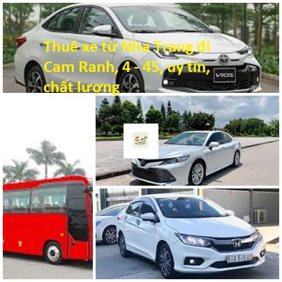 Thuê xe từ Nha Trang đi Cam Ranh, 4 - 45, uy tín, chất lượng thue xe tu Nha Trang di Cam Ranh