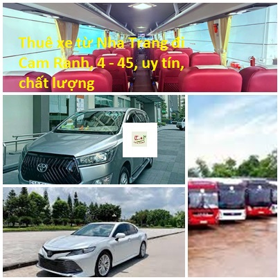 Thuê xe từ Nha Trang đi Cam Ranh, 4 - 45, uy tín, chất lượng thue xe tu Nha Trang di Cam Ranh