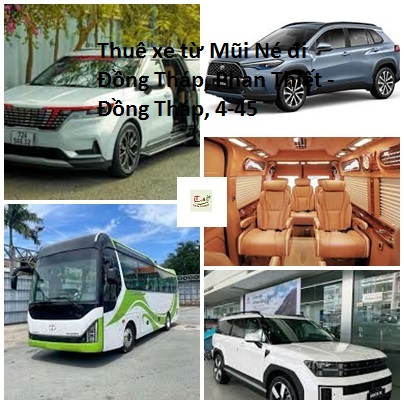 Thuê xe từ Mũi Né đi Đồng Tháp