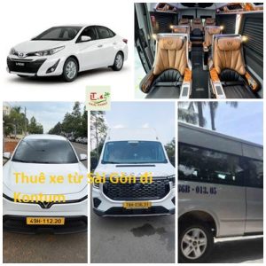 Thuê xe từ Sài Gòn đi Kontum - HCM - Măng Đen, 4-45 chỗ mới Thuê xe từ Sài Gòn đi Kontum