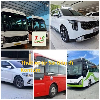 Thuê xe từ Sài Gòn đi Kontum - HCM - Măng Đen, 4-45 chỗ mới gf