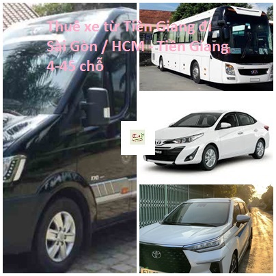 Thuê xe từ Tiền Giang đi Sài Gòn / HCM - Tiền Giang 4-45 chỗ Thue xe tu Tien Giang di Sai Gon